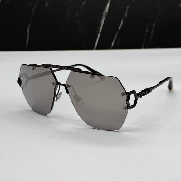 NEW SPP111 672X PHILIPP PLEIN SLEEK GREY UNISEX SUNGLASSES
